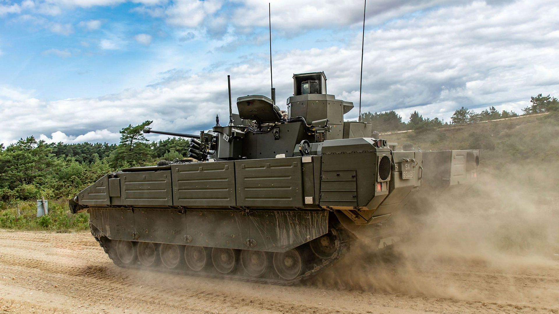 Maintaining track tension is crucial for any AFV - too tight and it puts excessive strain on the links, and the track could break, too loose and it creates excessive noise and the vehicle may throw a track